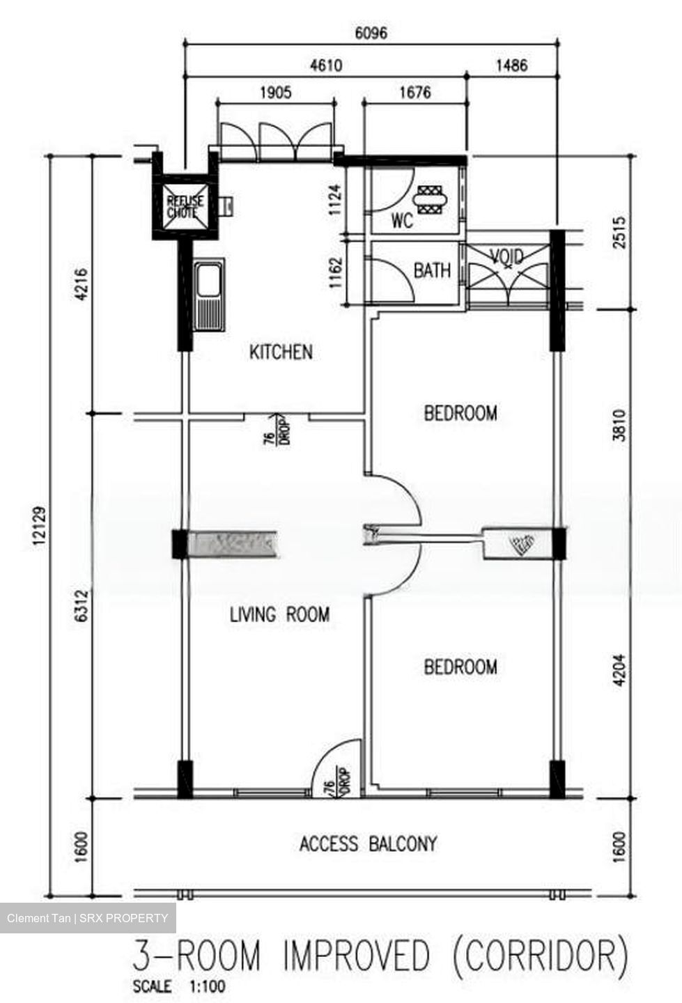 Blk 2 Tanjong Pagar Plaza (Bukit Merah), HDB 3 Rooms #471669841